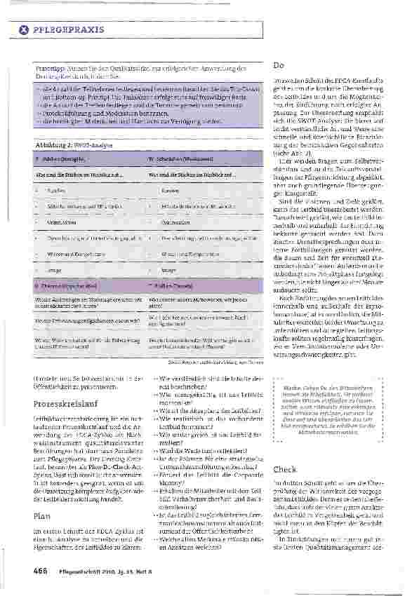 Vorschauseite 3: Leitbilder - Stiefkinder der Pflege branche?