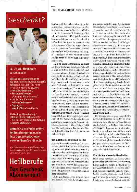 Vorschauseite 3: Der Pflegedirektor ist krank