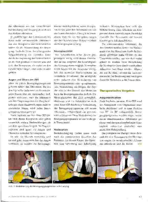 Vorschauseite 2: Postoperative Rehabilitation nach Knie-TEP