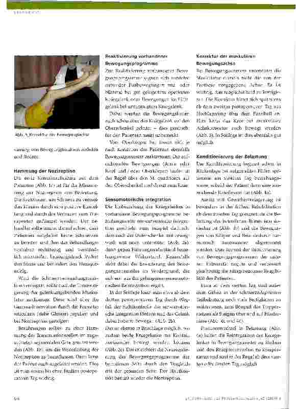 Vorschauseite 3: Postoperative Rehabilitation nach Knie-TEP