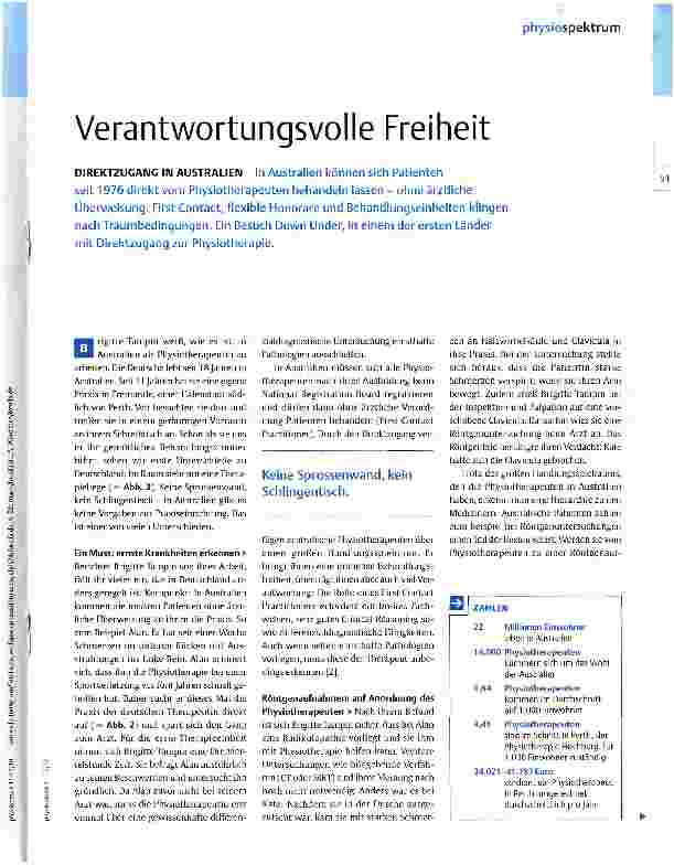 Vorschauseite 2: Verantwortungsvolle Freiheit