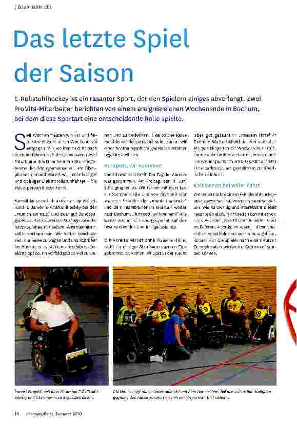 Vorschauseite 1: Das letzte Spiel der Saison