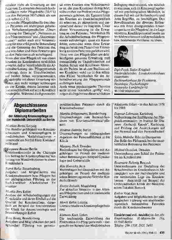 Vorschauseite 2: Unterschiedliche Rollenerwartungen im Krankenhaus