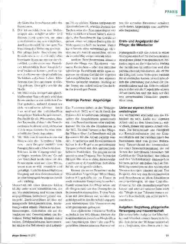Vorschauseite 2: Demenz in Würde