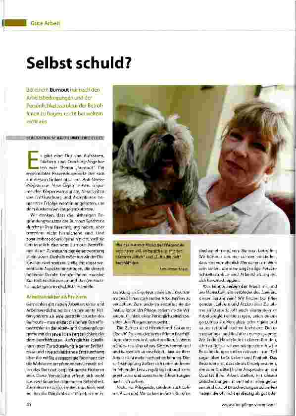 Vorschauseite 1: Selbst schuld?