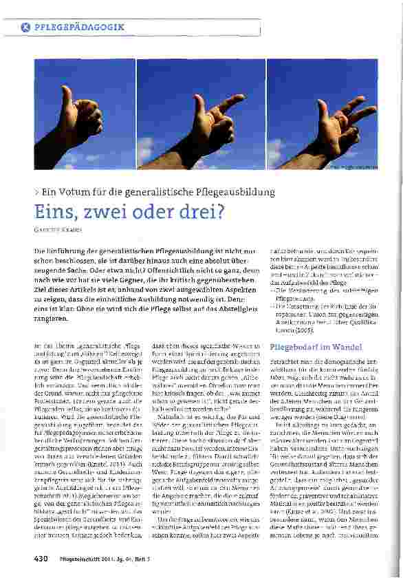 Vorschauseite 1: Eins, zwei oder drei?