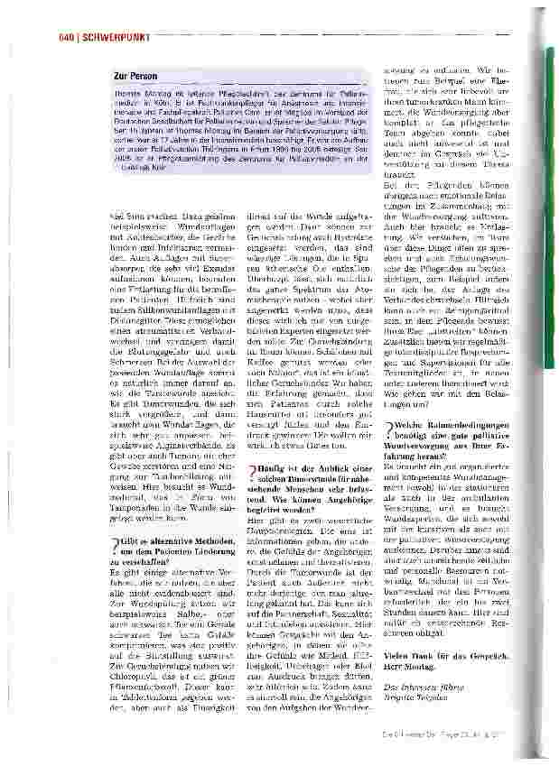Vorschauseite 3: Was zählt, sind die Wünsche des Patienten