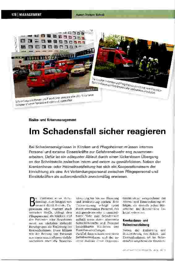 Vorschauseite 1: Risikound KrisenmanagementIm Schadensfall sicher reagieren