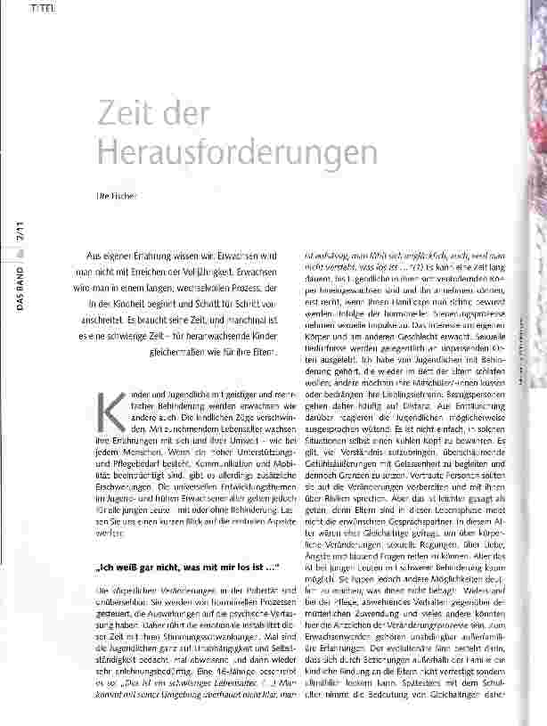 Vorschauseite 1: Zeit der Herausforderungen