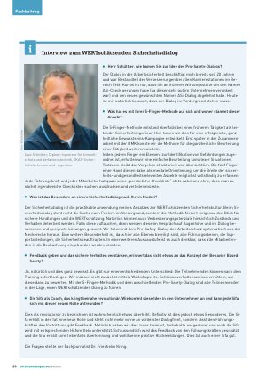 Vorschauseite 5: Best Practice Sicherheitskultur Dialog statt Dogma