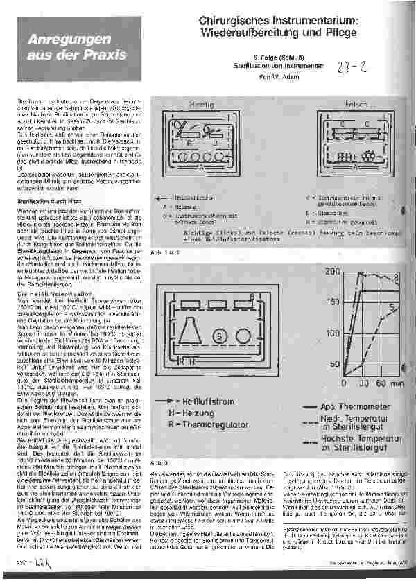 Vorschauseite 1: Chirurgisches Instrumentarium:Wiederaufbereitung und Pflege