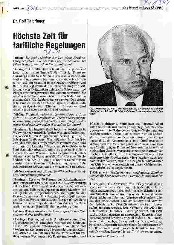 Vorschauseite 1: Höchste Zeit für tarifliche Regelungen