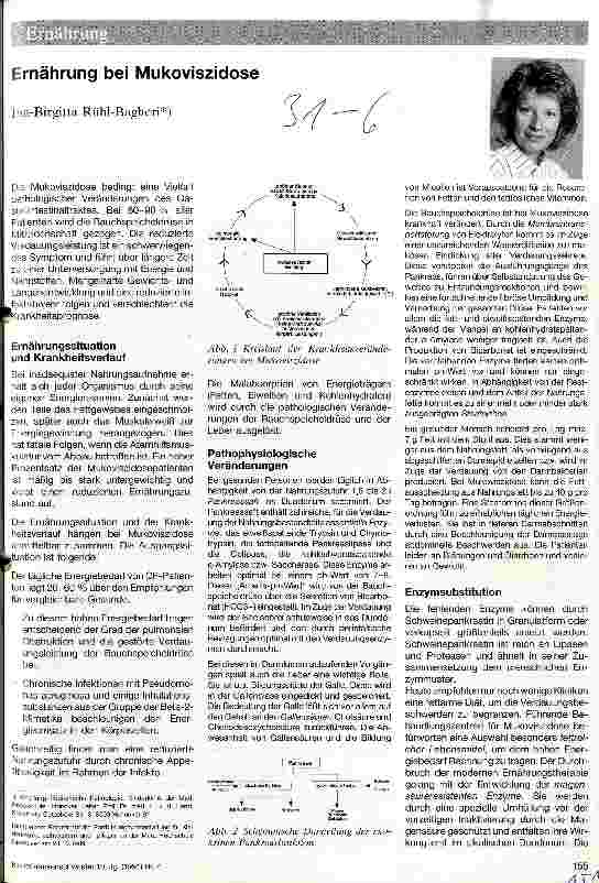 Vorschauseite 1: Ernährung bei Mukoviszidose