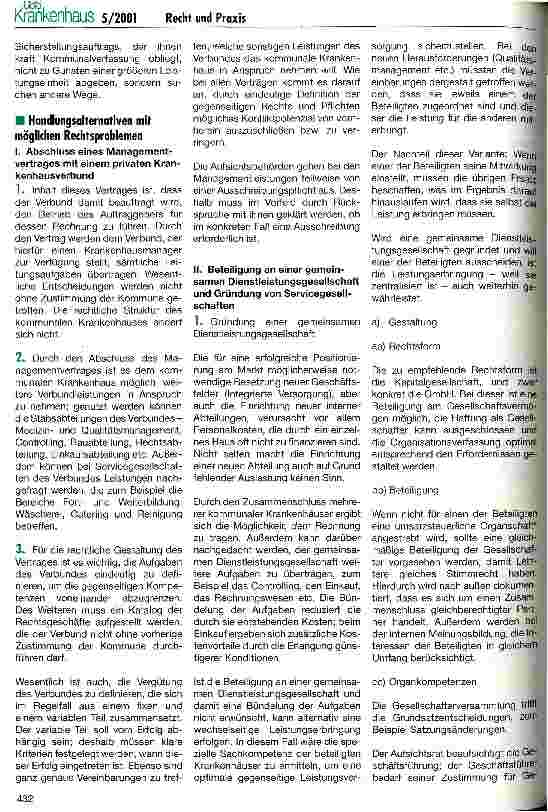 Vorschauseite 2: Verkauf oder Fusion - ist das alles was bleibt? Handlungsalternativen für kommunale Krankenhausträger