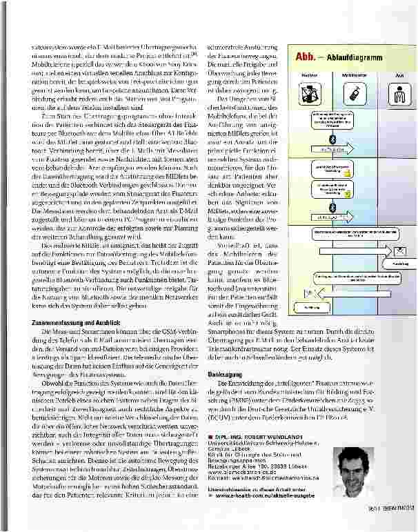 Vorschauseite 2: Telemonitoring am »intelligenten« Fixateur externe