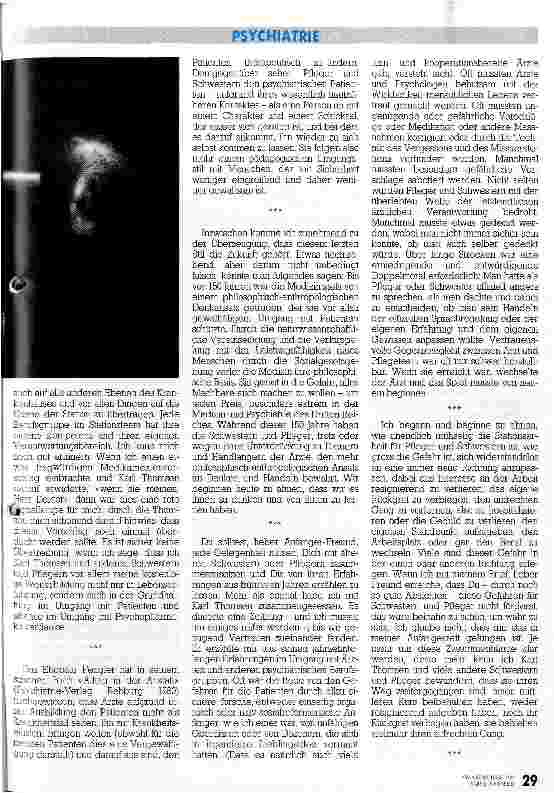 Vorschauseite 5: Brief an einen Anfänger in der Psychiatrie oder: Das Krankenhaus gehört den Schwestern und Pflegern