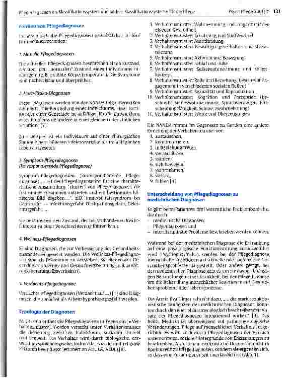 Vorschauseite 3: Pflegediagnosen als Klassifikationssystem und andere Klassifikationssysteme für die Pflege