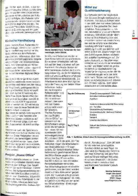 Vorschauseite 2: Der Datenaustausch funktioniert immer