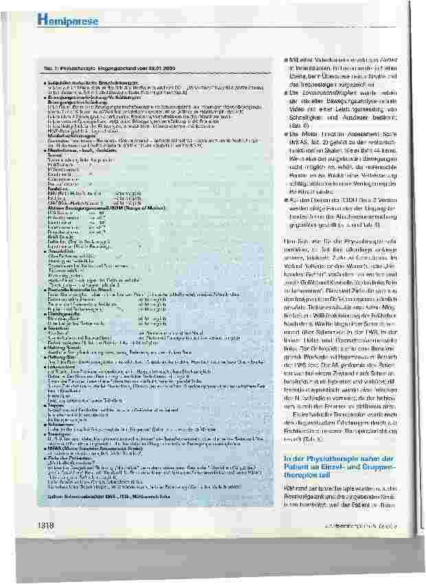 Vorschauseite 5: Integration des Spiegeltrainings in ein alltagsorientiertes Therapiekonzept in der ambulanten neurologischen Rehabilitation am Beispiel eines Patienten mit zentraler Hemiparese