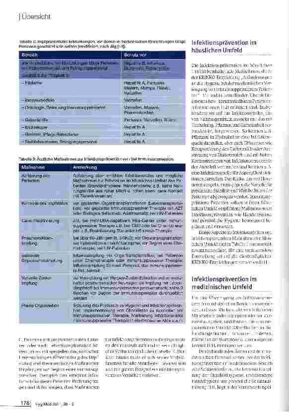 Vorschauseite 3: Infektionsprävention bei immunsupprimierten Patienten in der Gastroenterologie