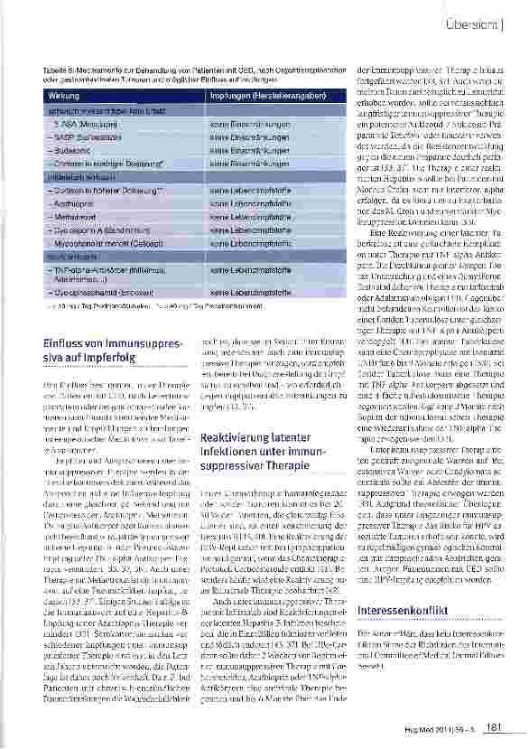 Vorschauseite 6: Infektionsprävention bei immunsupprimierten Patienten in der Gastroenterologie