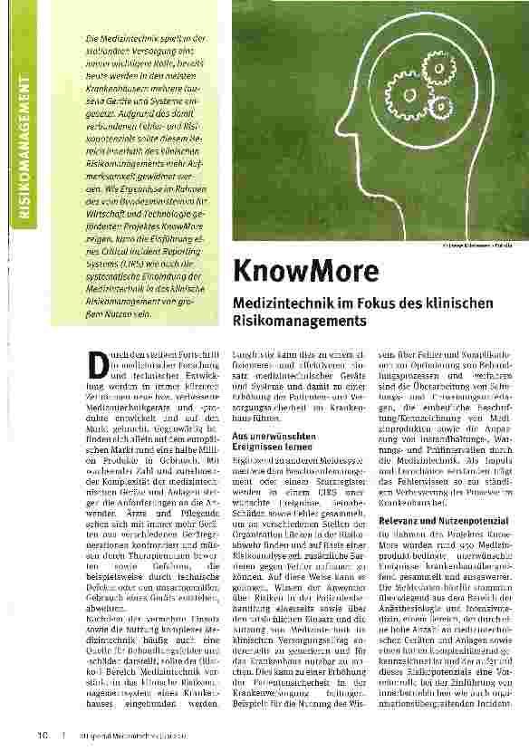 Vorschauseite 1: Know More