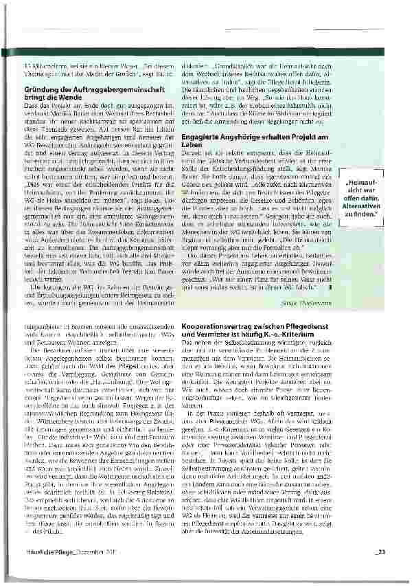 Vorschauseite 4: Autonomie steht im Zentrum