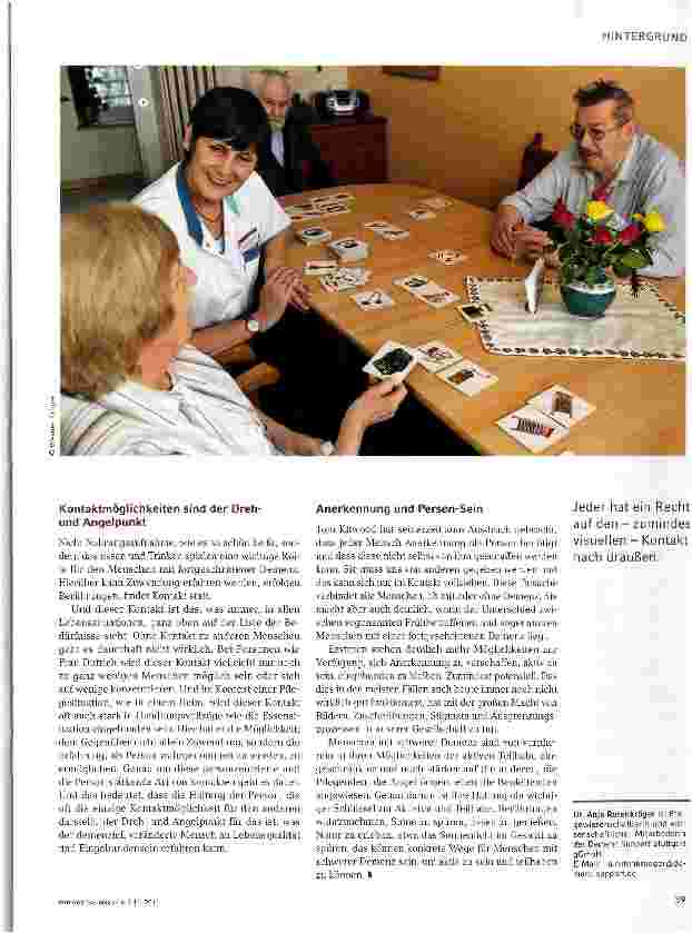 Vorschauseite 2: Aktiv sein heißt in Kontakt sein