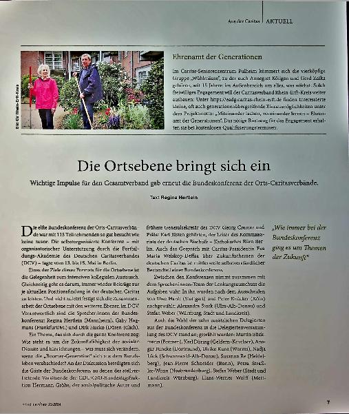 Vorschauseite 1: Die Ortsebene bringt sich ein.