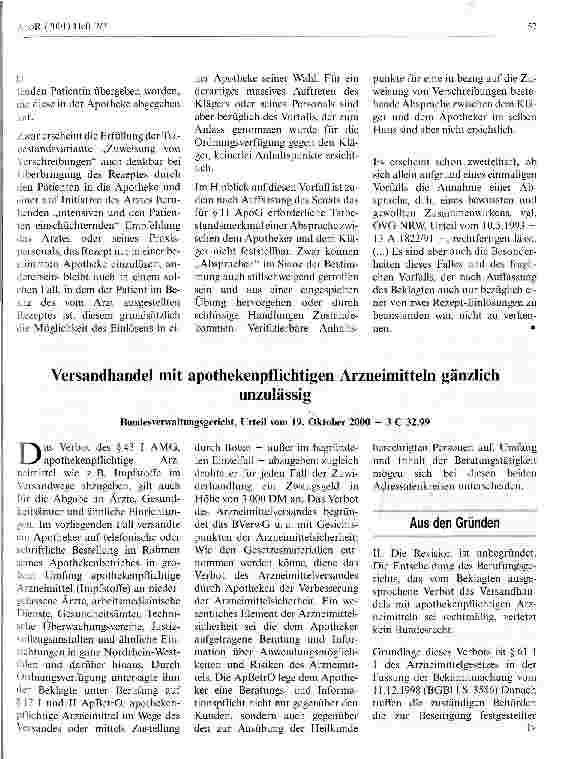 Vorschauseite 4: Praxisteams dürfen Apotheke empfehlen