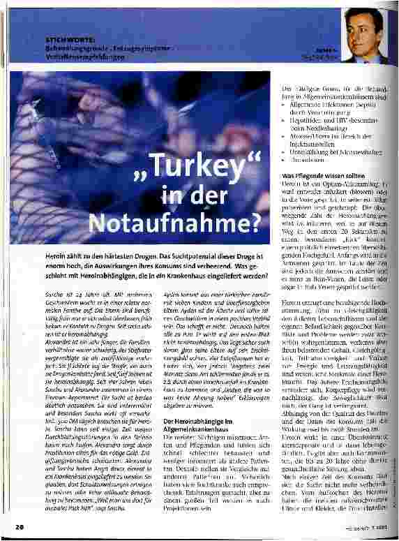 Vorschauseite 1: Turkey in der Notaufnahme?