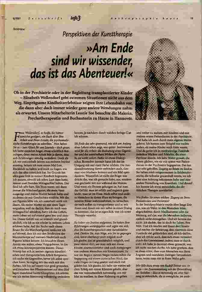 Vorschauseite 1: Am Ende sind wir wissender, das ist das Abenteuer! Perspektiven der Kunsttherapie