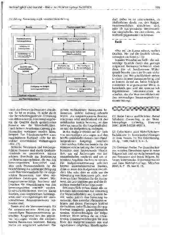 Vorschauseite 3: Wirtschaftlichkeit und Qualität
