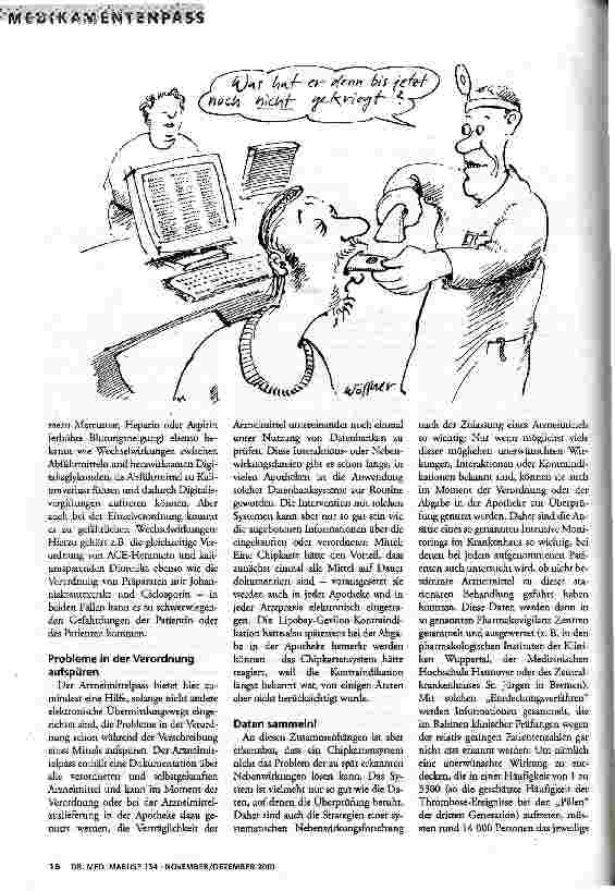 Vorschauseite 2: Daten sammeln! Ein Chip für mehr Arzneimittelsicherheit