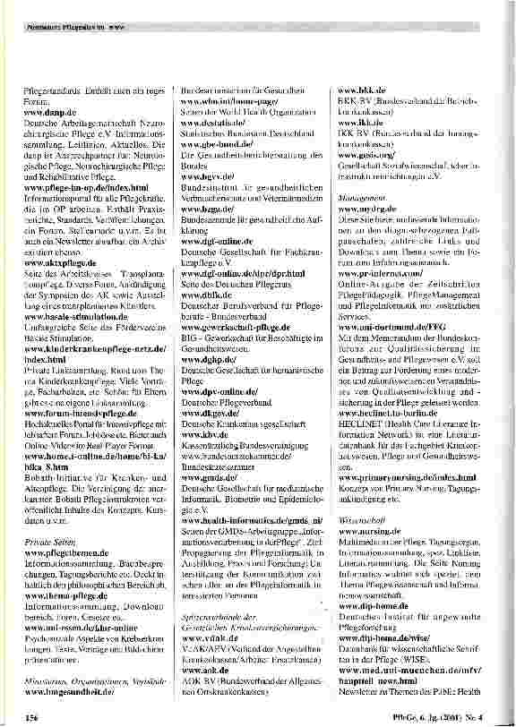 Vorschauseite 3: Pflegesites im www
