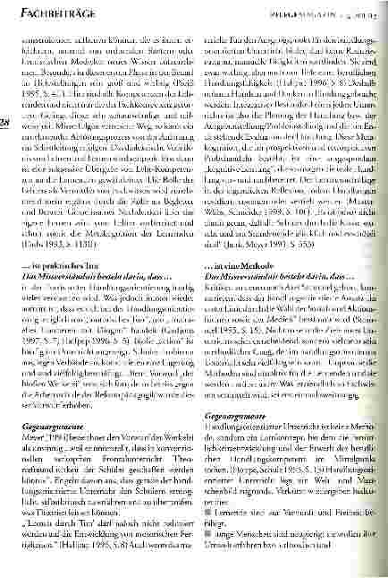 Vorschauseite 4: Handlungsorientiertes Lehren und Lernen Ein zukunftorientiertes Konzept auf dem Prüfstand