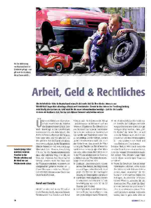 Vorschauseite 1: Arbeit, Geld & Rechtliches