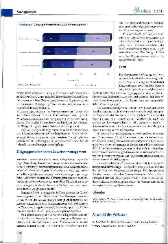 Vorschauseite 5: Zuweisermanagement im Krankenhaus