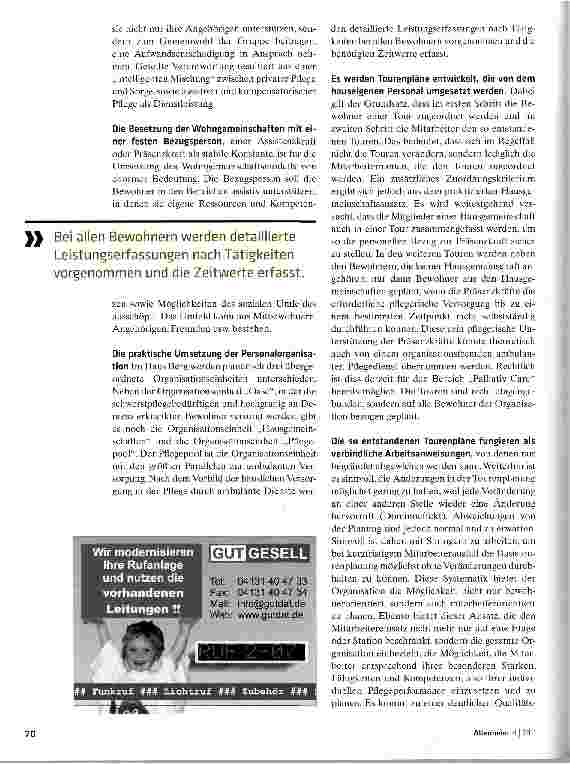 Vorschauseite 5: Für den Pflegepool gilt der Tourenplan