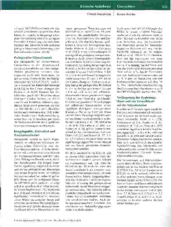 Vorschauseite 4: Strategien zur Vermeidung von perioperativer Hypothermie bei Off-Pump-Bypass-Chirurgie