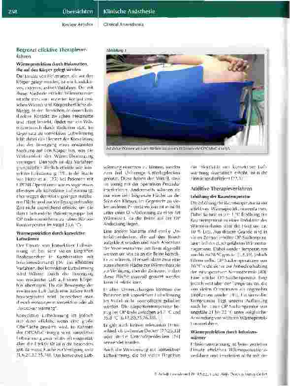 Vorschauseite 6: Strategien zur Vermeidung von perioperativer Hypothermie bei Off-Pump-Bypass-Chirurgie