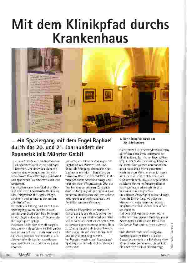 Vorschauseite 1: Mit dem Klinikpfad durchs Krankenhaus