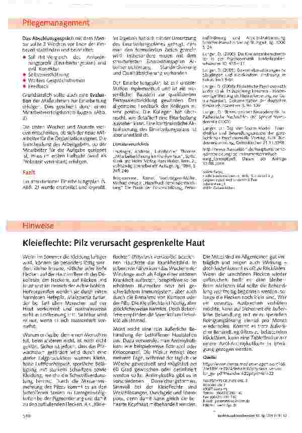 Vorschauseite 4: Einarbeitung neuer Mitarbeiter in die pädiatrische Psychosomatik