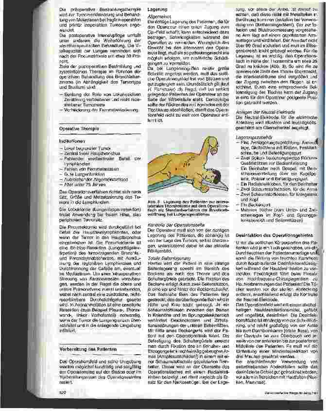 Vorschauseite 3: Operative Behandlung von Lungentumoren Technik und Instrumente