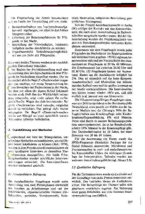 Vorschauseite 2: Arbeitsbedingungen und Arbeitszufriedenheit von Pflegenden im Nachtdienst