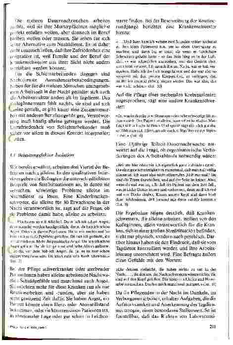 Vorschauseite 6: Arbeitsbedingungen und Arbeitszufriedenheit von Pflegenden im Nachtdienst