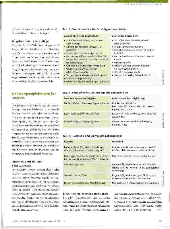 Vorschauseite 2: Ernährung bei ArthroseAus Sicht der Traditionellen Chinesischen Medizin (TCM)