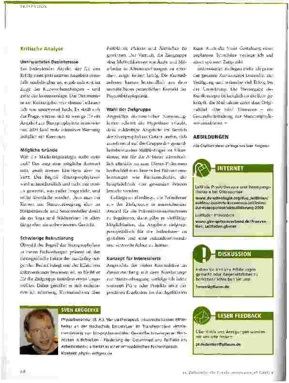 Vorschauseite 4: Sturzprophylaxe mit den »Fünf Thuranos«