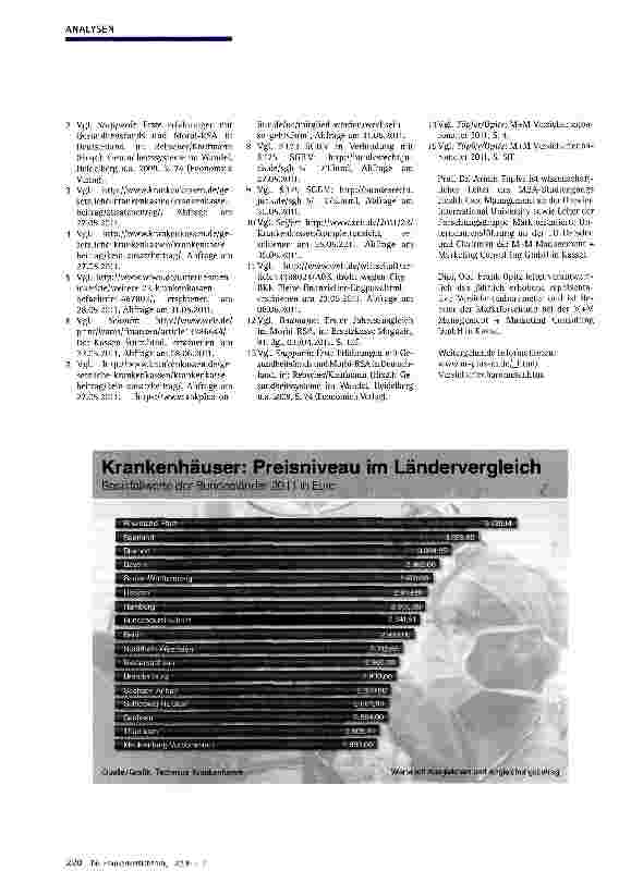 Vorschauseite 6: Stärkeres Kostenbewusstsein und Preis-Leistungs-Denken von Versicherten