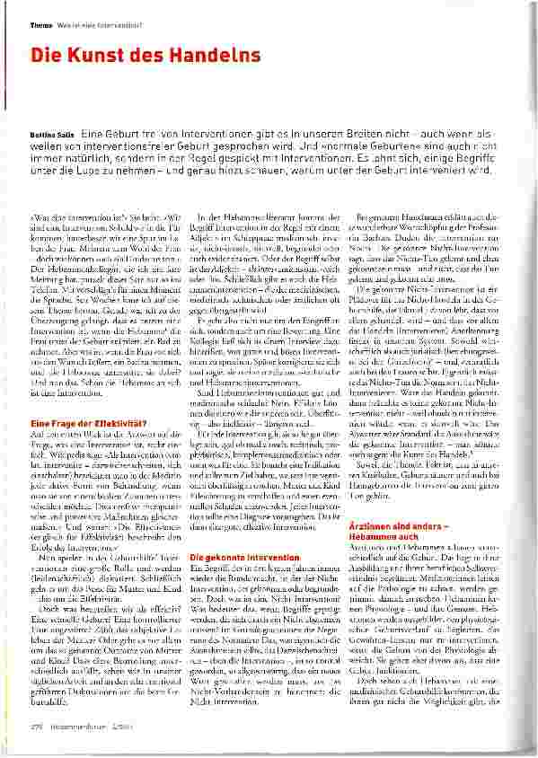 Vorschauseite 1: Die Kunst des Handelns